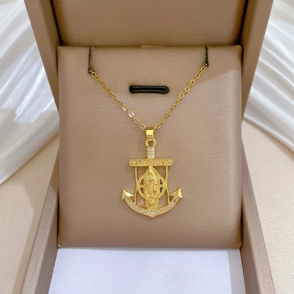 Pendentif ancre de bateau
